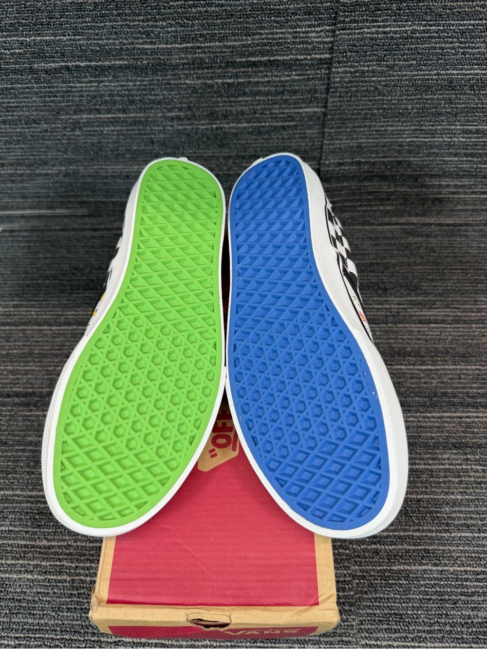 Vans Classic Slip-On (Flour Shop) Icons Checker Board Men’s 8 Women’s 9.5 New - Picture 10 of 11